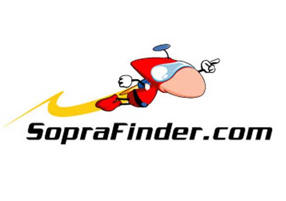 Le logo et les illustrations de SopraFinder.com  t ralis en 2002 pour le compte de la Socit Sopra Group. Il a t raliss avec Adobe Illustrator, et dclin sous plusieur thmes. On y retrouve un style d'illustation graphique anime.